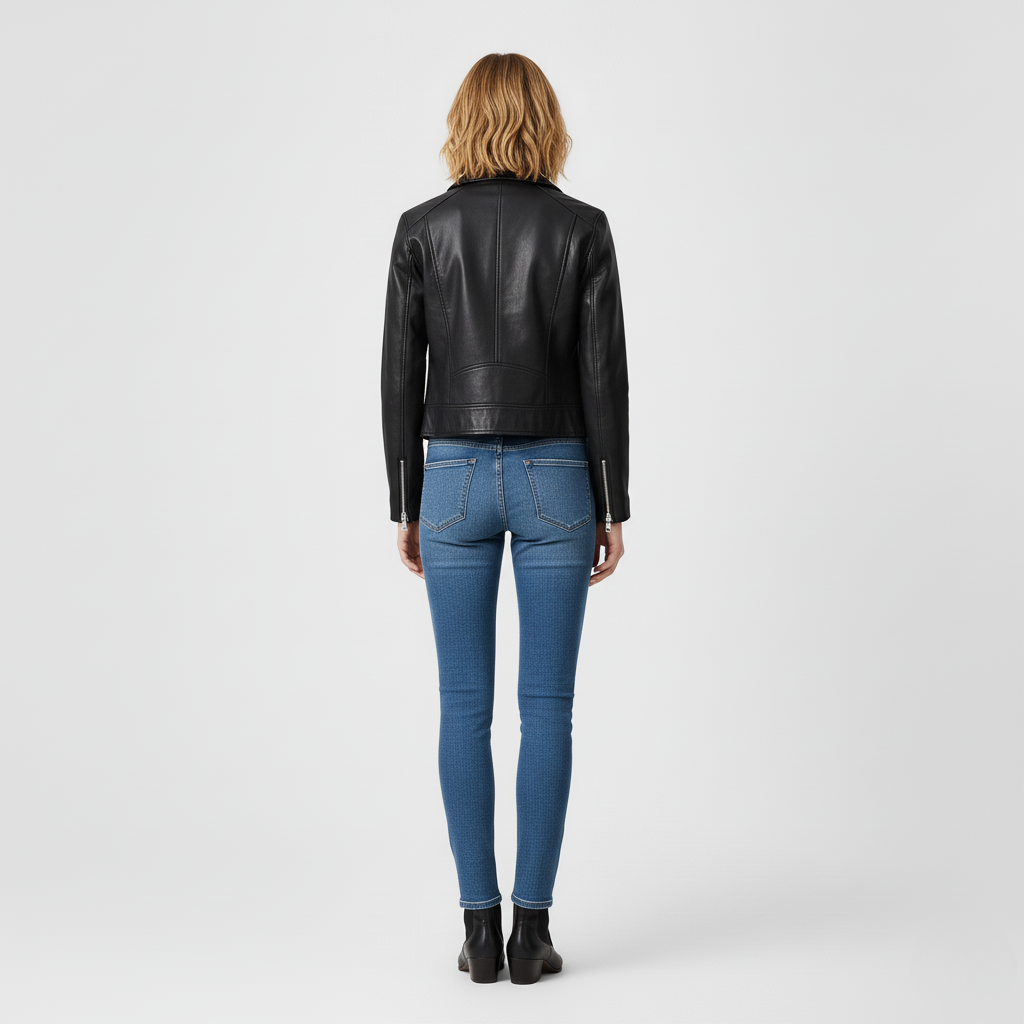 Classic Leather Biker Jacket
