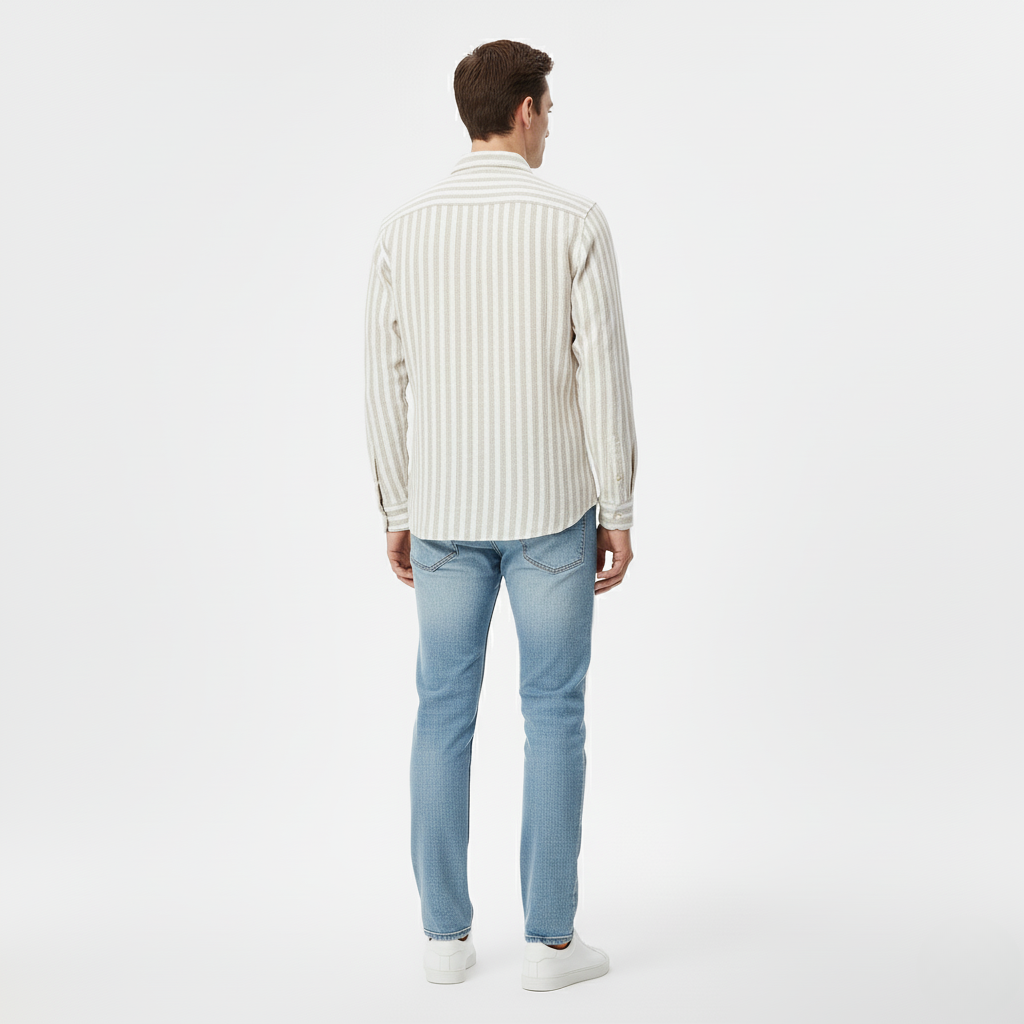 Striped Button Down Shirt