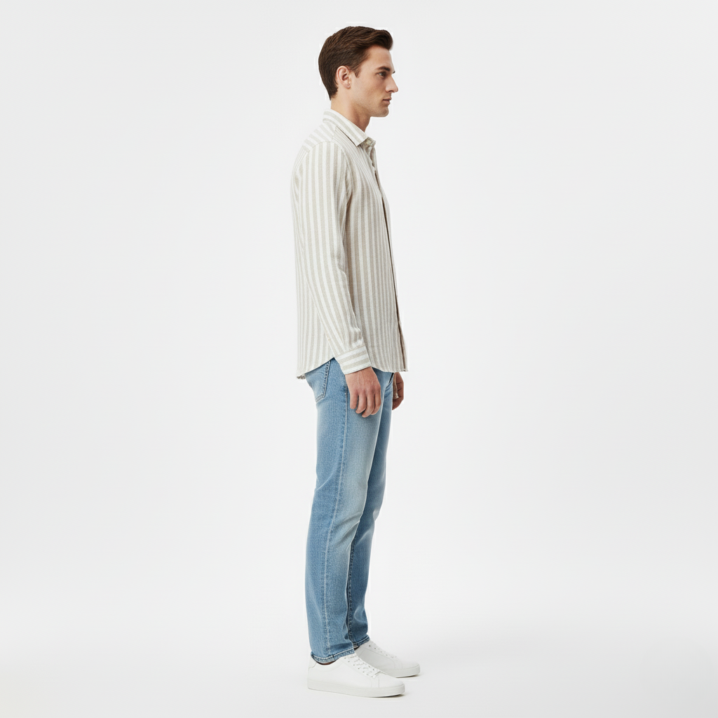 Striped Button Down Shirt