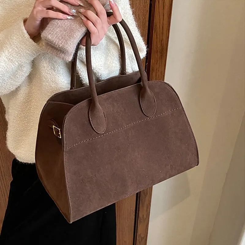 Moiré Suede Bag