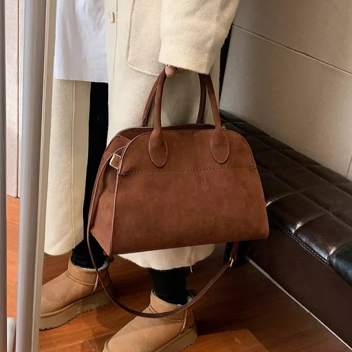 Moiré Suede Bag