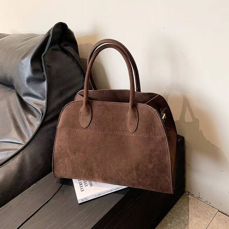 Moiré Suede Bag