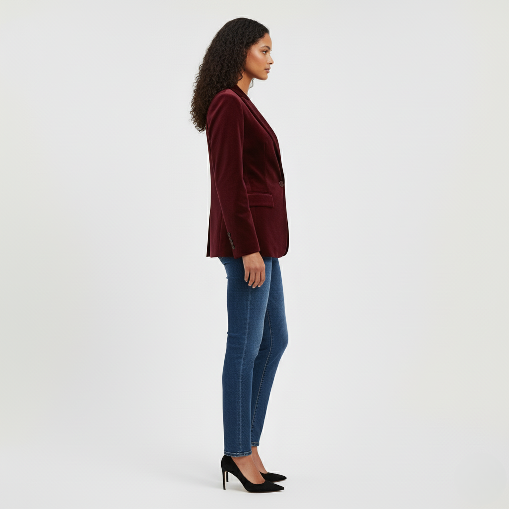 Velvet Tailored Blazer