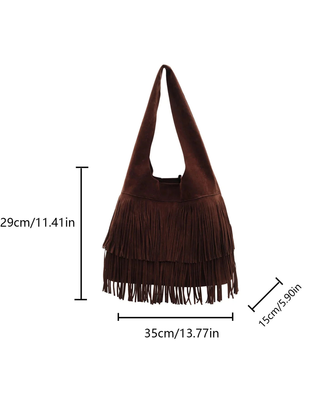 Amanda Velvet Tassel Shoulder Bag