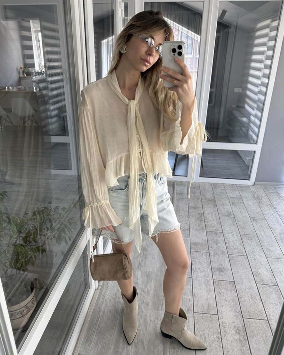 Ellaine Suede Mini Shoulder Bag