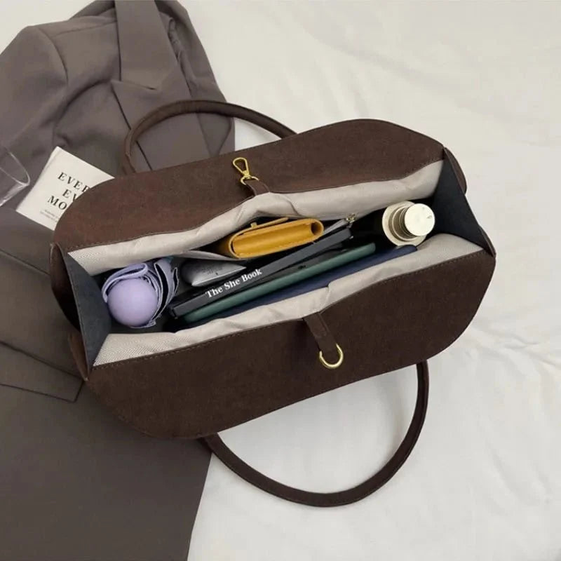 Isha Suede Shoulder Bag